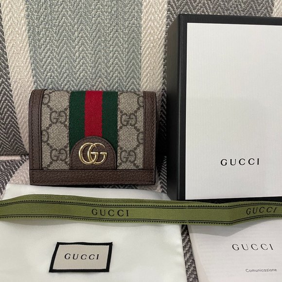 Authentic Gucci Ophidia GG card case wallet - Picture 1 of 16
